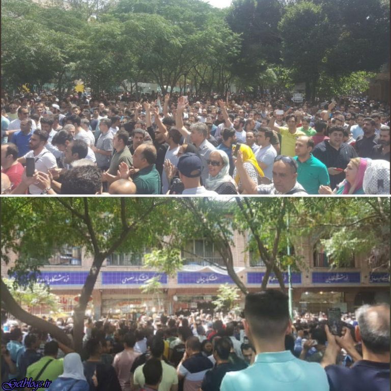 عکس) + بازاریان پایتخت کشور عزیزمان ایران در اعتراض به رکود و قیمت ارز دست از کار کشیدند (
